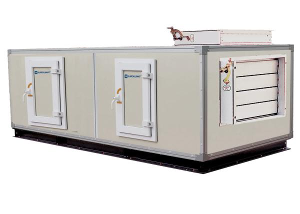 Quality 4 / 6 / 8 Row Double Skin Return Air Handling Units For Schools / Hospitals for sale
