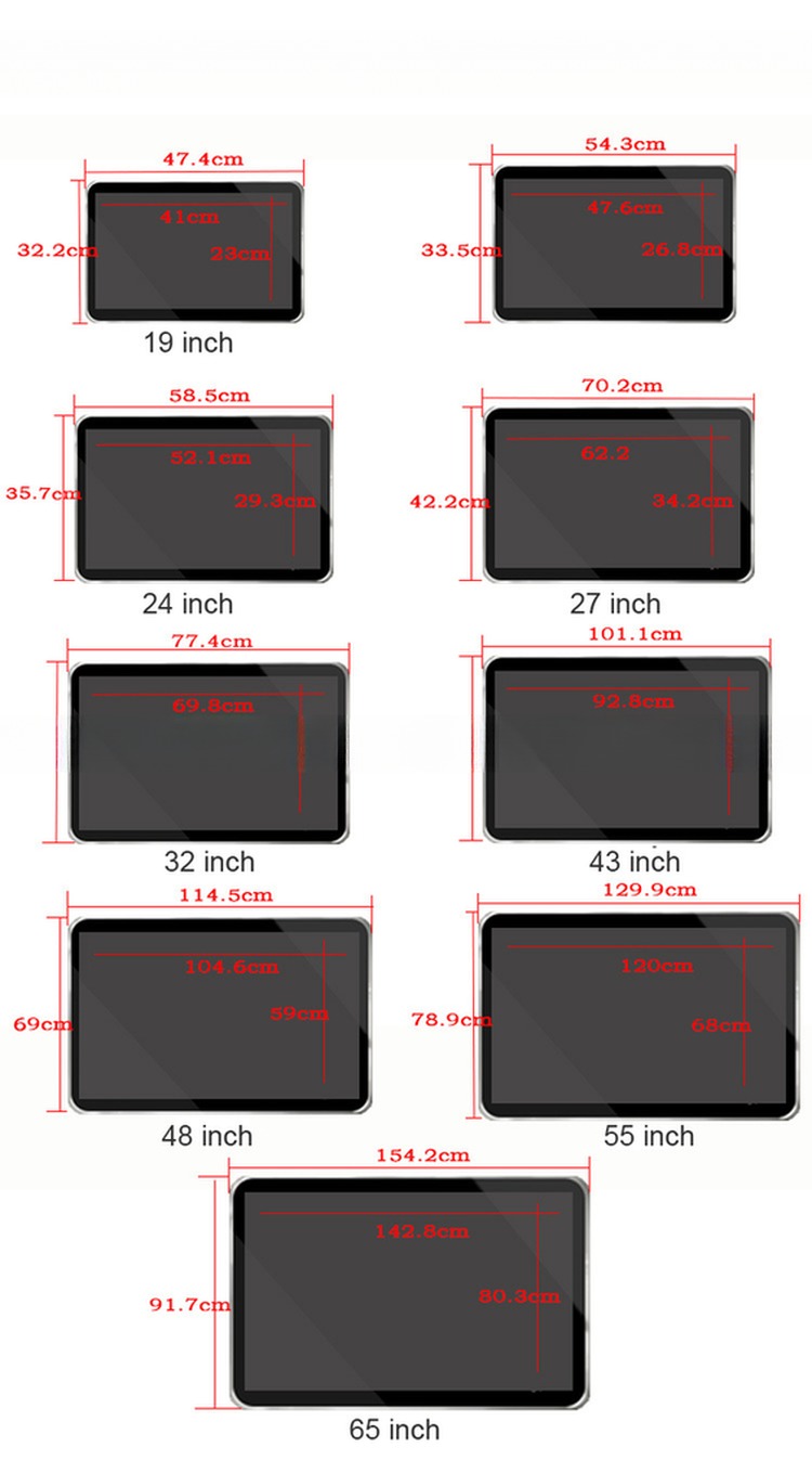 UHD 86" inch LCD LED display monitor network Android advertisement totem signage player screen with DP VGA HDM1 input ports