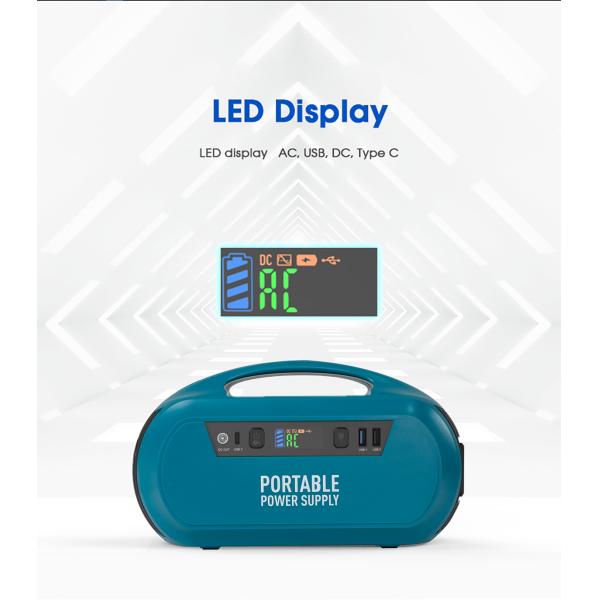 Outdoor Portable Power Station 222Wh Solar Emergency Power Supply 110V / 220V