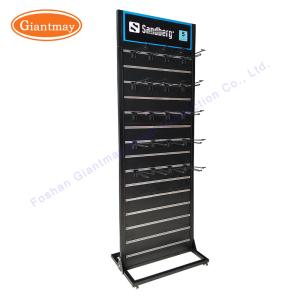 China Metal Slatwall Hanging Hook Mobile Accessories Display Stand on sale