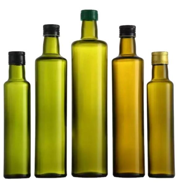 Quality Acid Etch Clear Glass Bottle for Cooking 50ml 100ml 250ml Cylindrical Surface Handling for sale