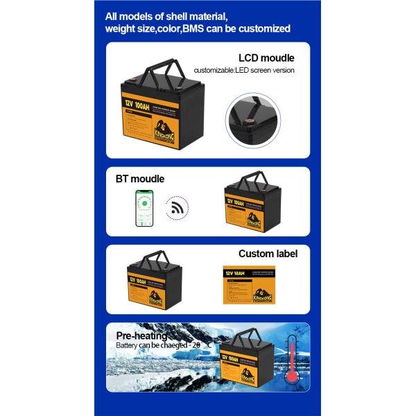 100% Discharge Rate 24v 200Ah Lithium Ion Battery For Deep Cycle Solar Energy Storage