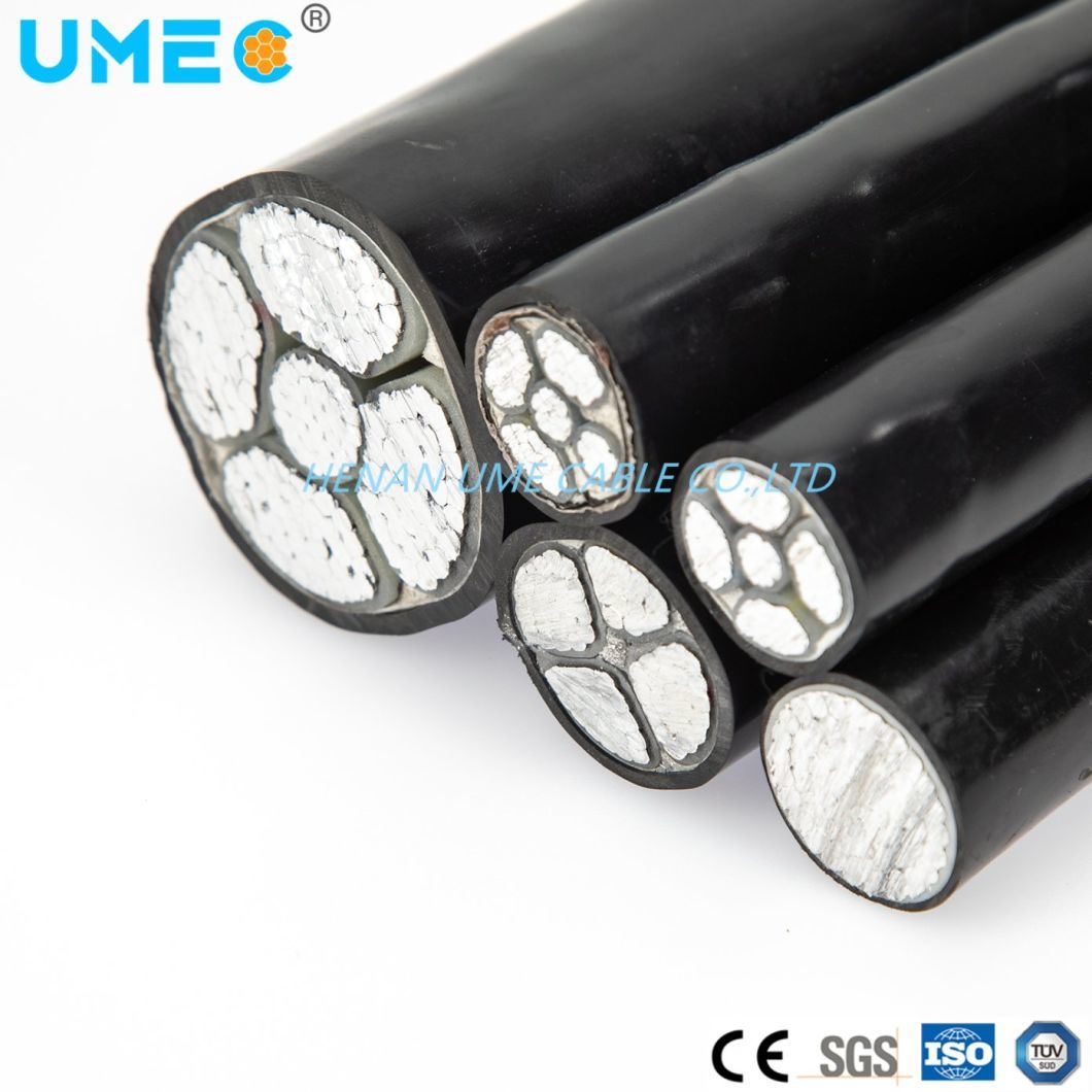 Overhead Aerial Bundled Cable ABC Cable Duplex Service Drop