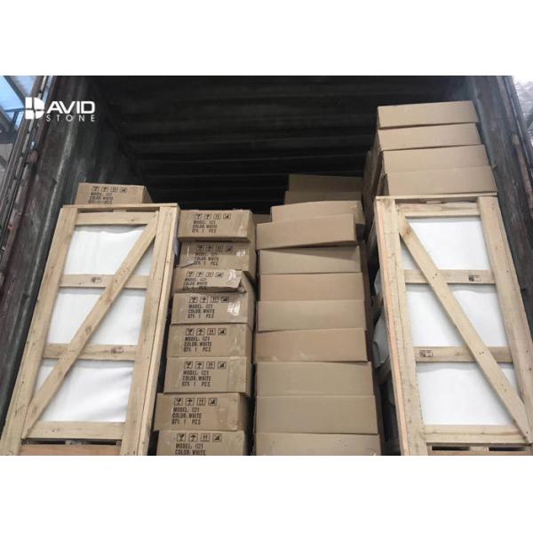 Calatta Quartz Stone Countertops Kitchen Worktops Heat Resistance Solid Surface
