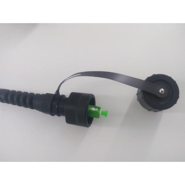 ODVA Socket IP67 Waterproof SC / APC Cable Fiber Optic FTTA Use UV Resistent