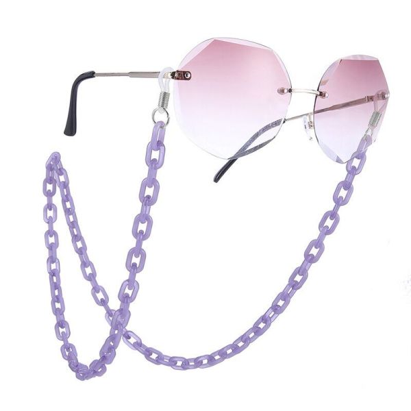 Fashion glasses accessories anticorrosive glasses rope plastic chain fish-bone chain polypropylene chaine