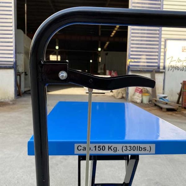 750kg Mobile Portable Electric Lift Table 1010mmx520mm Max Height 1000mm