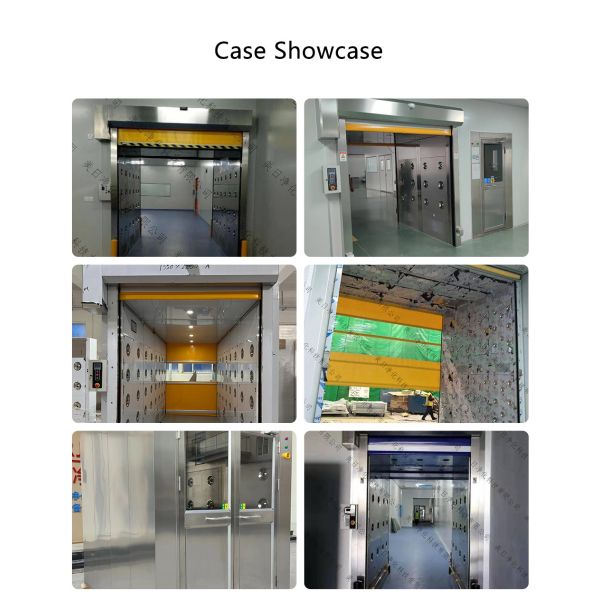 Auto Sliding Door Cargo Air Shower | 1950x2000x2180mm | Powder-Coated 201 Stainless Steel