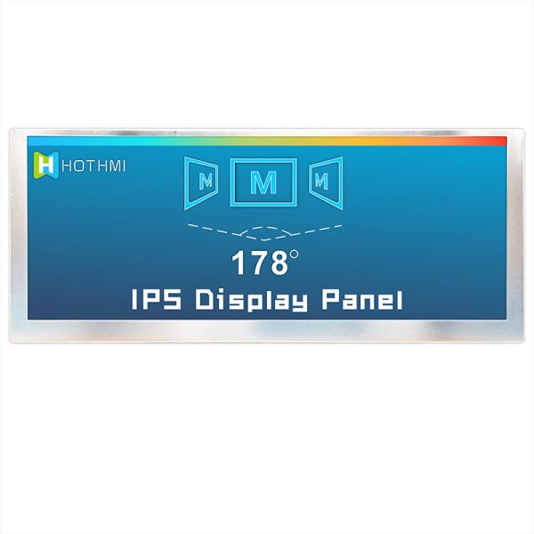 10.3 Inch 1280x480 LVDS IPS LCD Display Vehicle Grade