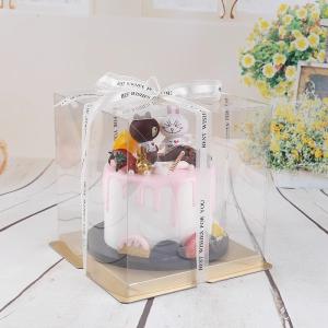 Adjustable Cardstock Grade Cake Packaging Boxes With Offset / Screen Printing And EPS AI Or PSD Design Requirement