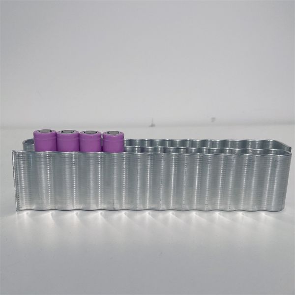 Customized Height Bending Extruded Aluminum Cooling Tube For 21700 Battery