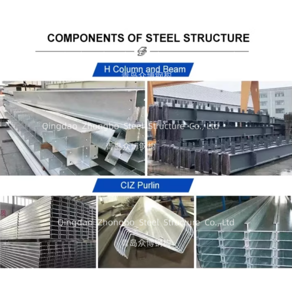 Prefab Light Steel Frame Structure Modular Frame Steel Structure Poultry House