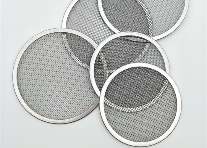 Buy cheap 60 Micron Wire Mesh Filter Disc , Metal Filter Screen Circular Nickel Monel product