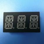 Triple Digit 14 Segment LED Display Common Cathode Red For Instrument Panel