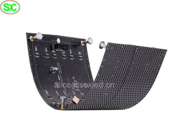 Indoor Flexible Curve Soft Video LED Display Module with Magnet front service