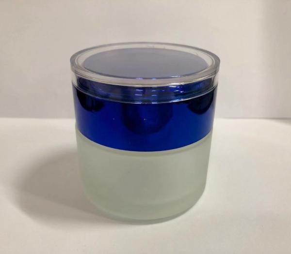 Quality 100g Round Skincare Containers Bulk Cream Bottles Cosmetic Cream Jars Various Color And Printing for sale