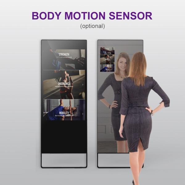 Quality 65 Inch Lcd Touch Screen Magic Mirror Digital Signage Interactive Wifi Intelligent for sale