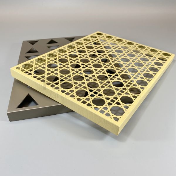 External Aluminum Decorative Panel Sound Insulation Perforated Wall Cladding