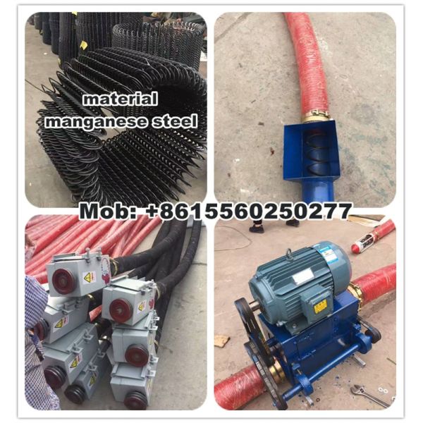 solids handling tubular auger with pneumatic conveying systems