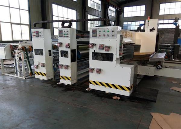 Quality Mini Single Color Flexo Printer Slotting Die Cutting Small Express Box Making for sale