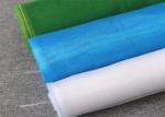 Blue Plastic Window Screen Mesh Roll , Anti Insect Window Screen Net
