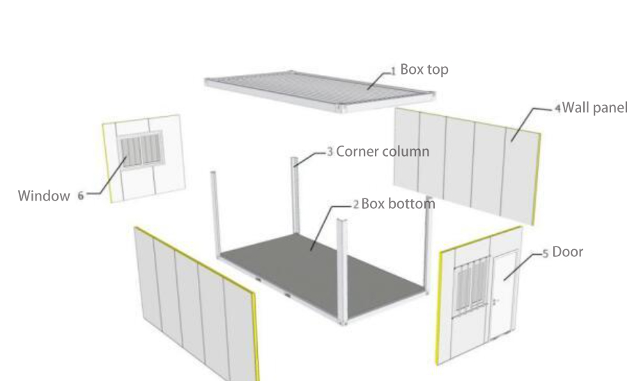 Eco Friendly Expandable Container House Easy Assemble 30ft