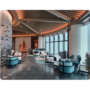 Hardwood Modern Hotel Furniture Bedroom Package Deal Single Sofa