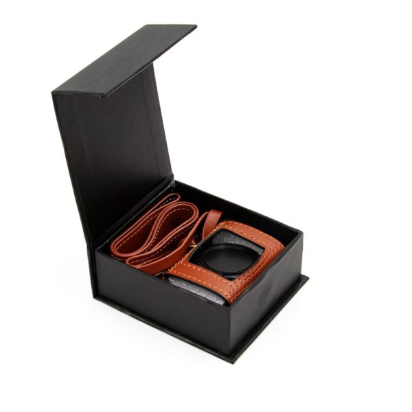 Camera Leather Case Bag Holder With Lanyard Neck Strap + 37mm Filter UV Lens + Adapter Lens Cap For GoPro Hero 4 3