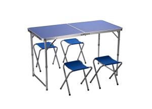 Multipurpose Garden Folding Table And Chairs With MDF Table Top