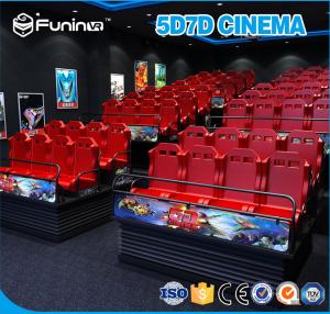 Heavy 7d Cinema System , 7d Motion Theater 13D Tilt Angle For Back / Forth