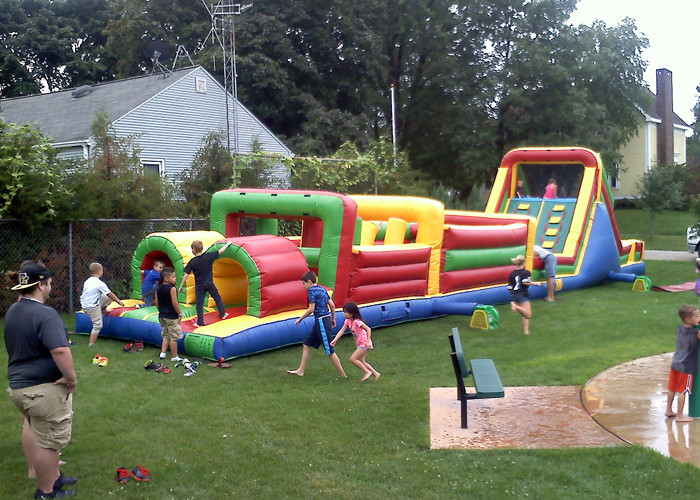 Adventure Obstacle Course , Assault Course Bouncy Castles / Inflatable Obstacle Course