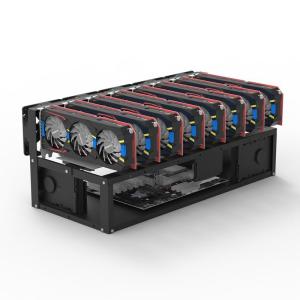 Buy cheap Hot Selling Bitcoin Mining 8 gpu Mining Rig Ethereum Miners Support 8 Graphic Card Gpu Mining Machine product