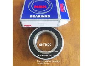 40TM22 Honda gearbox bearings non-standard deep groove ball bearings 40*80*20mm