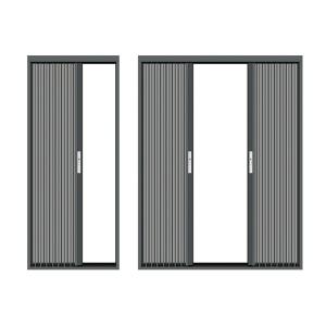 DIY Aluminium Mosquito Net Retractable Sliding Screen Door