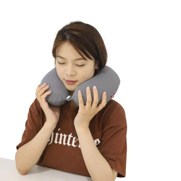 Quality Space Saving U Shape Travel Pillow Business Style Easy To Maintain U Neck Pillow for sale