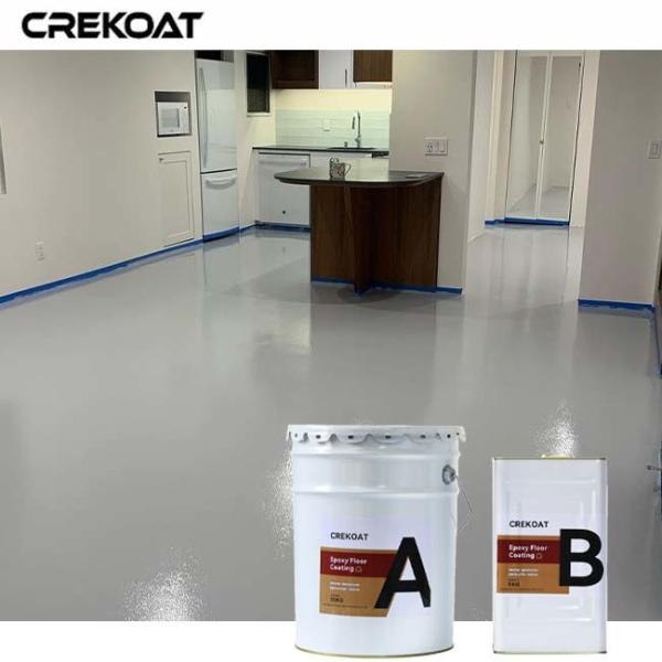 Quality Low Odor Formulations Industrial Epoxy Floor Coating For Hospitals And Schools for sale