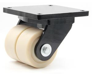 Buy cheap 3000kg 6 Inch Heavy Duty Casters Double Wheel Castors Aging Resistance product
