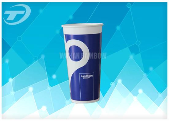 Quality Takeaway Disposable Paper Cups Single Wall With PE Coated , 22 Oz Paper Cups for sale