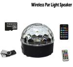 Crystal Magic Ball LED Light with Bluetooth Speaker & Remote Controller