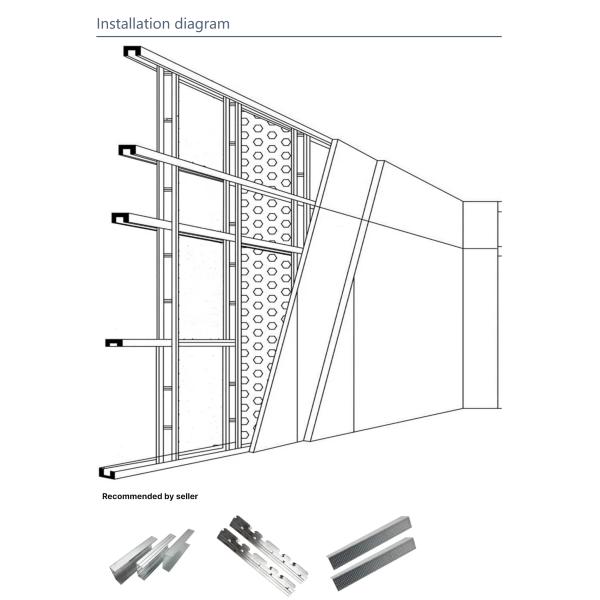 Galvanized Drywall Steel Beam Metal Channel Gypsum Metal Frame
