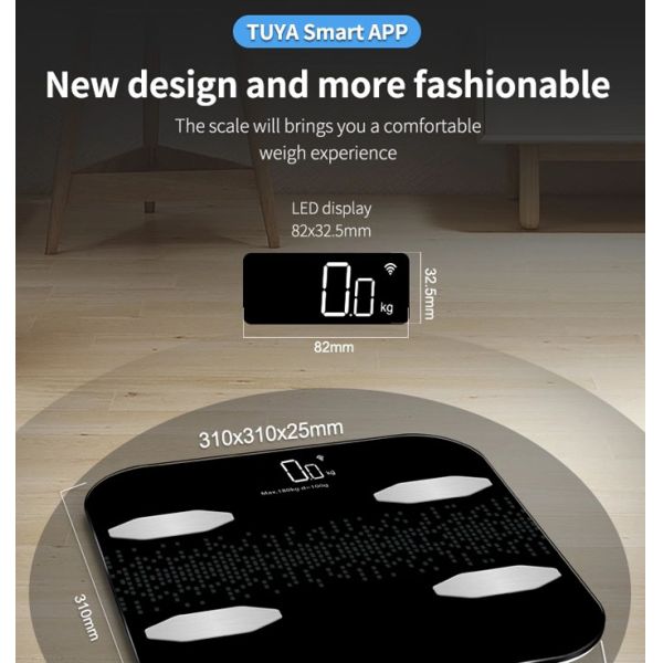 LED Display BMI WiFi Scale