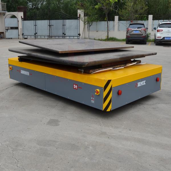 Quality DC Motor Battery Transfer Trolley 5 Tons Heavy Load Stepless Speed Adjusting for sale