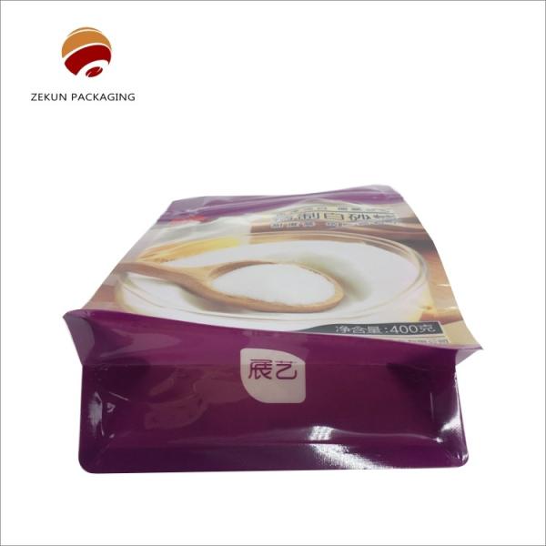 Quality Customized Food Grade Flat Bottom Bag CMYK/PANTON Gravure Printed for sale