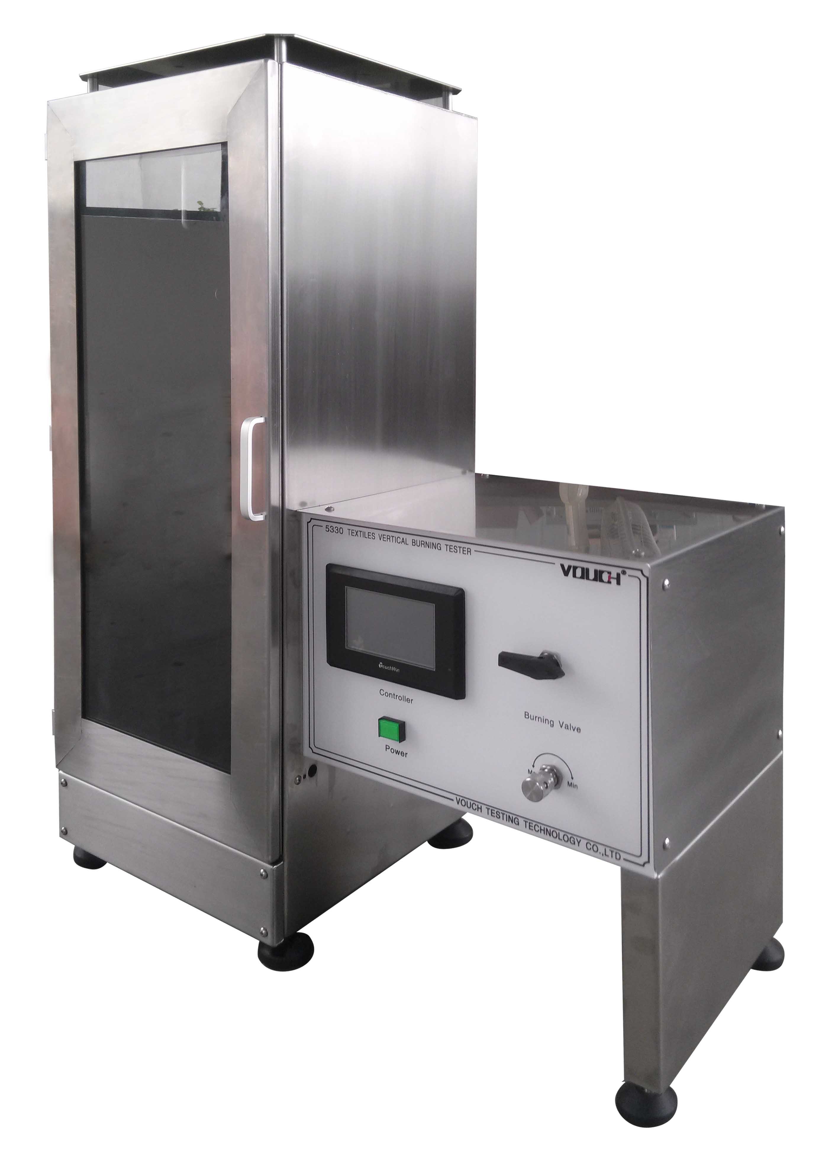GB/T5455 Textile Testing Machine Vertical Combustion Test For Cotton Fabric
