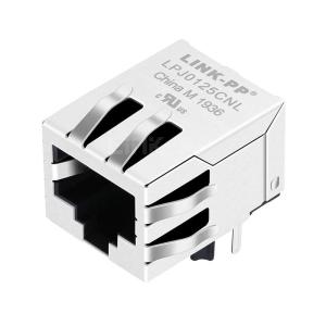 China Halo HFJ11-S114E Compatible LINK-PP LPJ0125CNL 10 Base-T Tab Down Without Led Single Port Shielded RJ 45 Modular Socket on sale