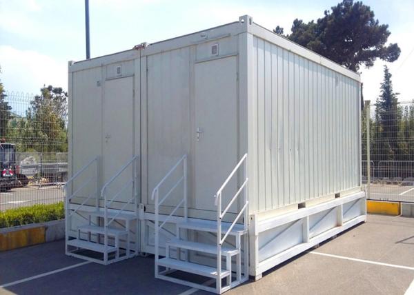 Quality Non - Combustible Flat Pack Modular Homes With Infrastructure And Stairs for sale
