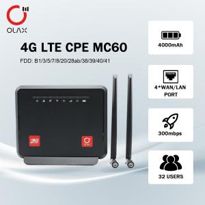Buy cheap OLAX MC60 Unlocked Mobile Hotspot VPN 4G Wireless router 4 RJ45 wifi modem B3B5B7B8B20B40 N41 4g wifi router product