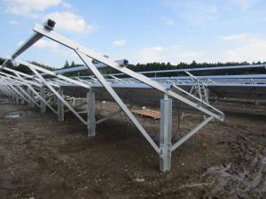 Buy cheap Aluminium Solar Panel Mounting System Solar Energy Groung Mounting Strong Structure product