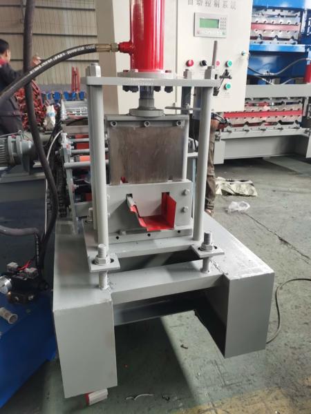 Quality Metal Steel Downspout Pipe Roll Forming Machine Water Gutter Machine Automatic Control for sale