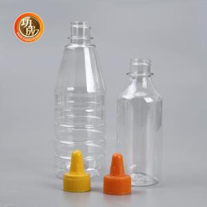 China Leak Proof Plastic Squeeze Sauce Bottle PET Tomato Ketchup Squeeze Bottle on sale